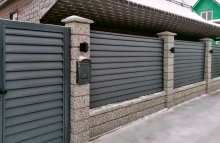 Забор-жалюзи из металла NORDO® Duplex