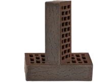 Кирпич ГРАФИТ СТАРЫЙ ДУБ 1НФ